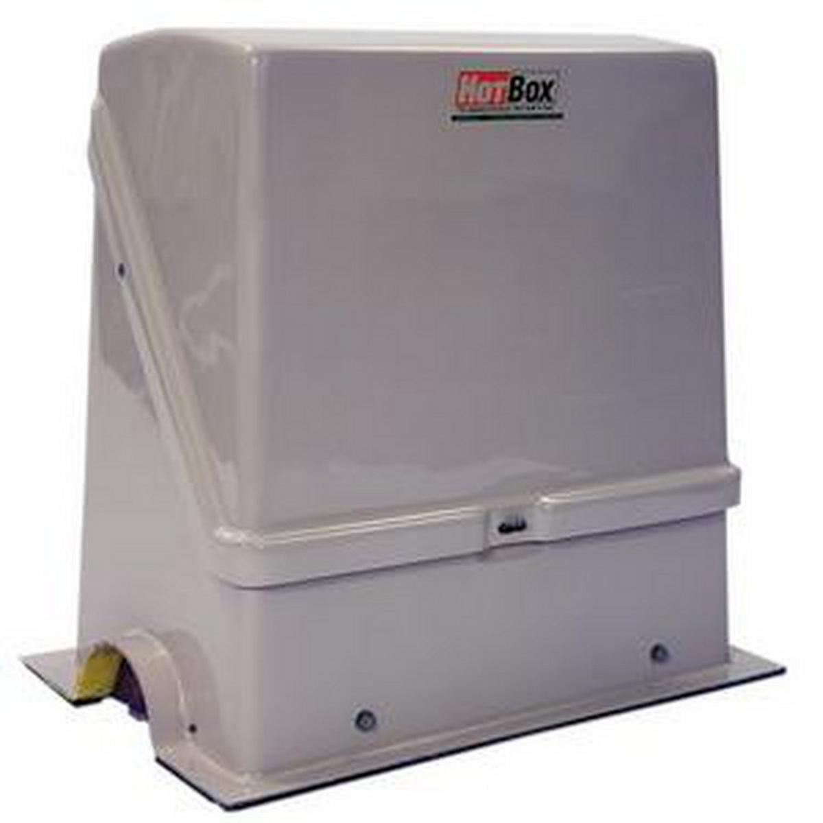 Hot Box Model HB1T Fiberglass 35 x 27 x 13 in. Valve Enclosure in Beige