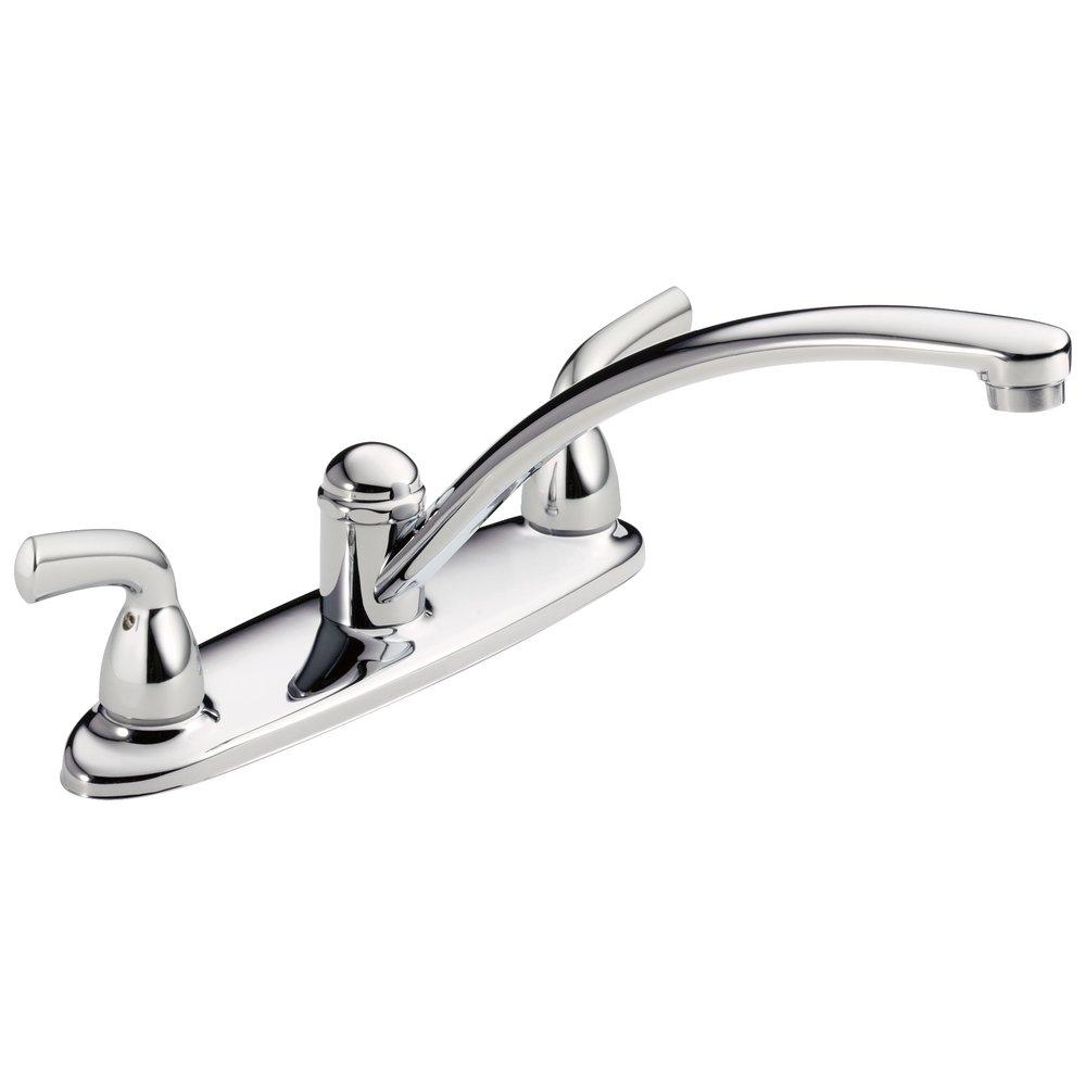 Delta Faucet Foundations® Two Handle Kitchen Faucet in Chrome