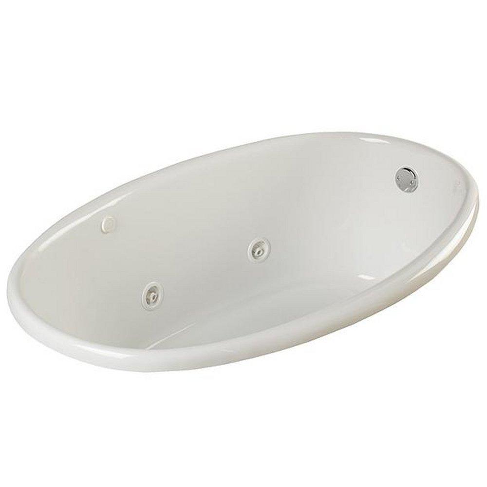 PROFLO® Plus A Series 70 x 40 in. Whirlpool Drop-In Bathtub with End Drain in Biscuit