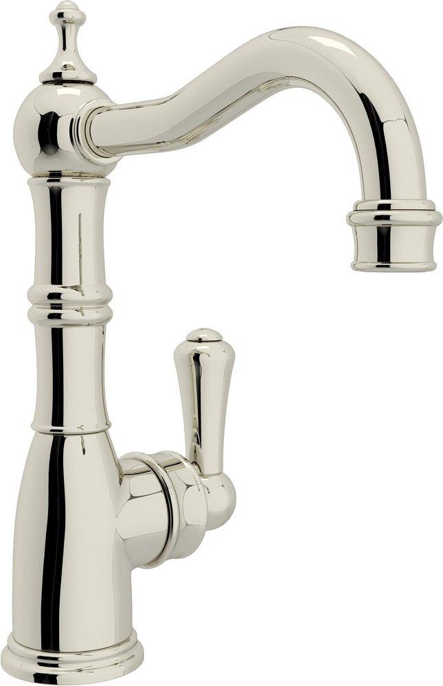 Perrin & Rowe® Palladian® Single Handle Bar Faucet in Polished Nickel