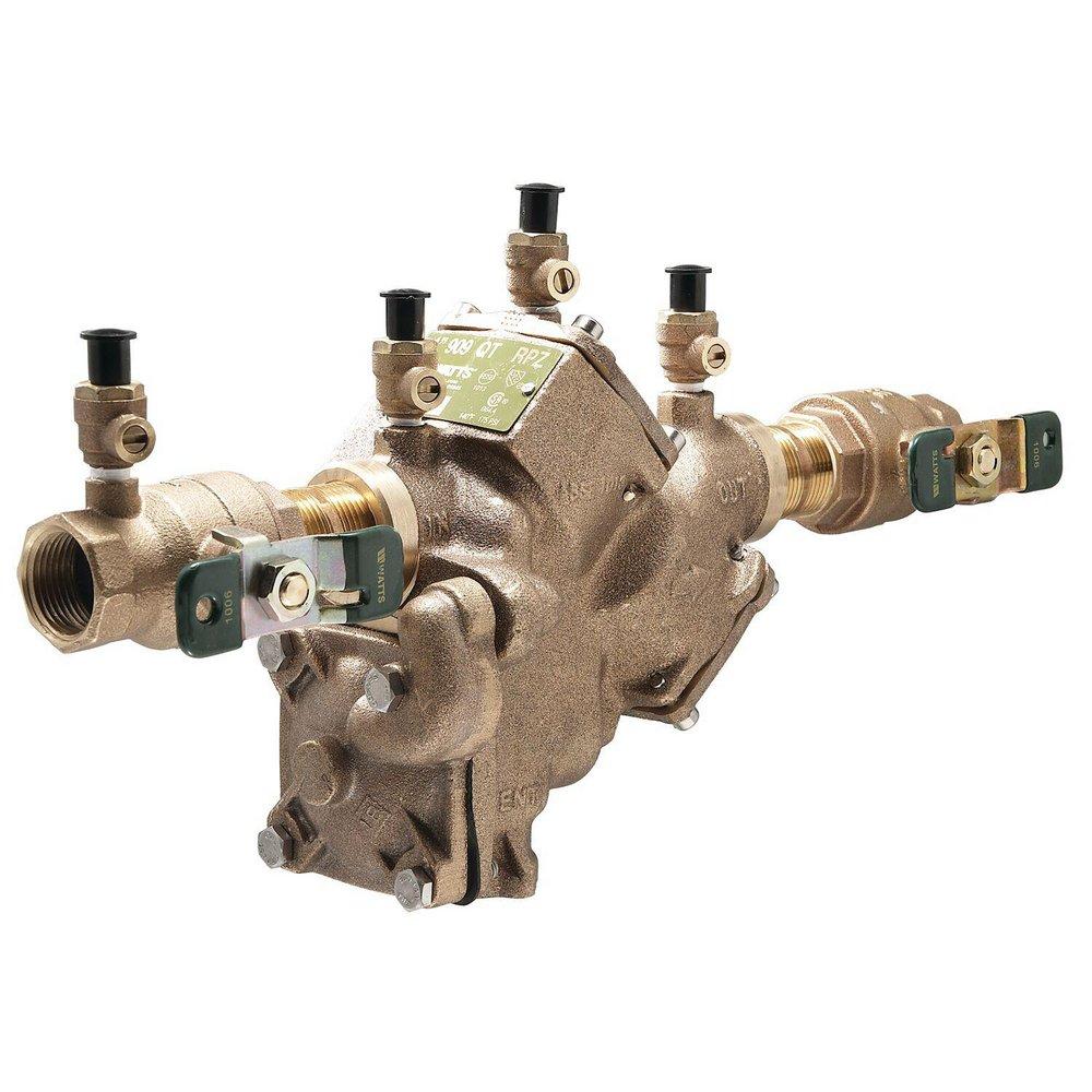 Watts Model 350ASTDA 1-1/2 in. Bronze Reduced Pressure Zone Backflow Preventer Assembly