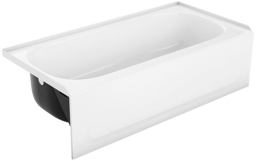 PROFLO® Folsom 60 in. x 30 in. Soaker Alcove Bathtub with Left Drain in White
