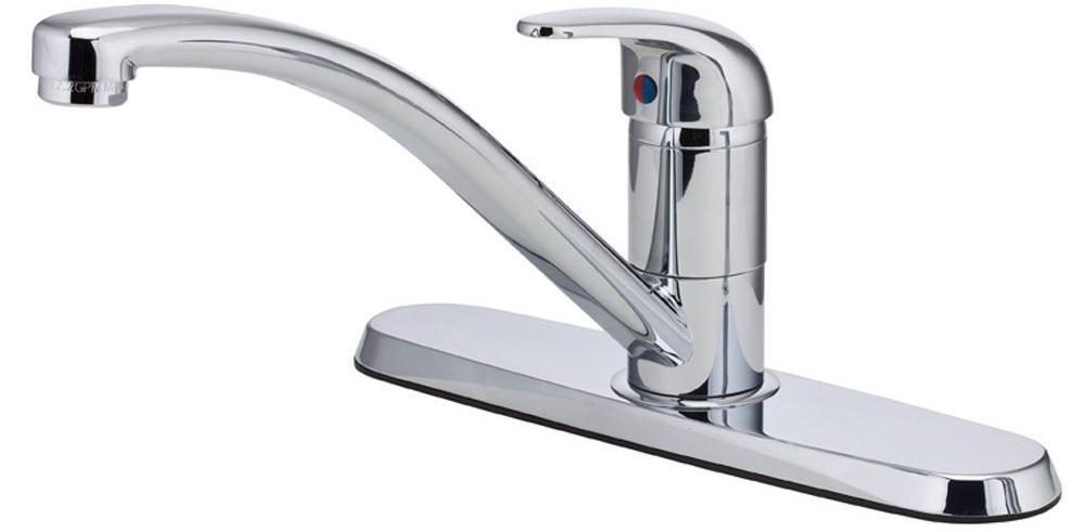Pfister Pfirst Series™ Single Handle Kitchen Faucet in Polished Chrome