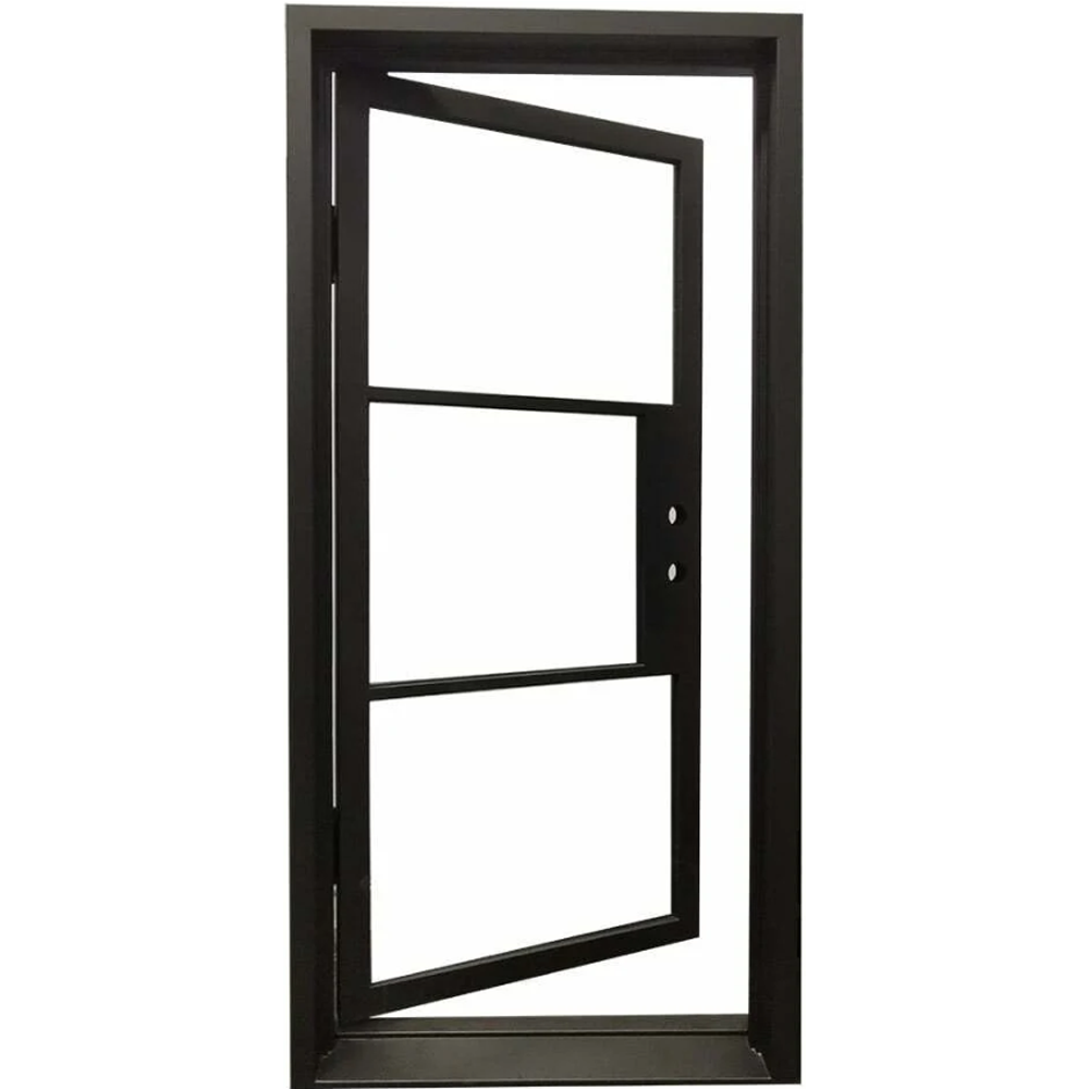 3/0x6/8 Single Exterior Wrought Iron Door