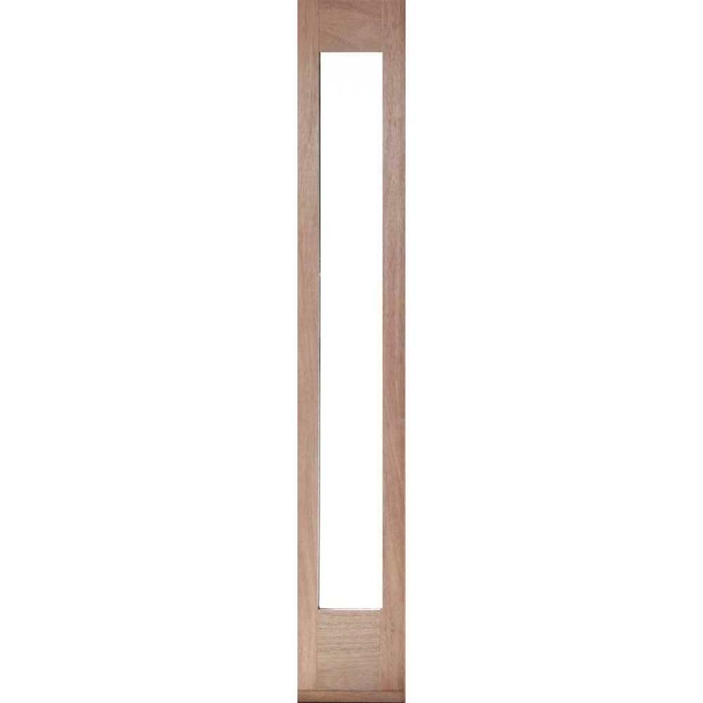 5/9x6/8 Exterior Mahogany Door | Horizontal Lines with Sidelights
