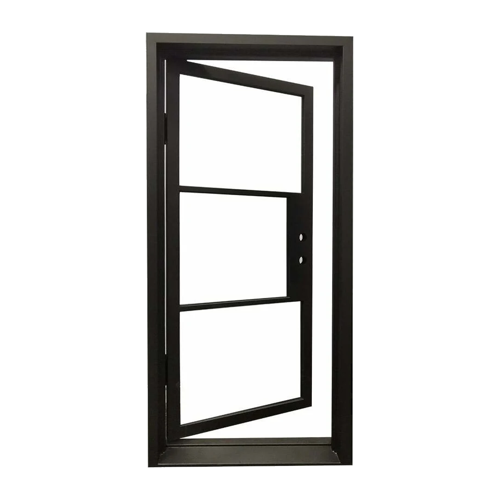 2/8x6/8 Wrought Iron Prehung Front Door