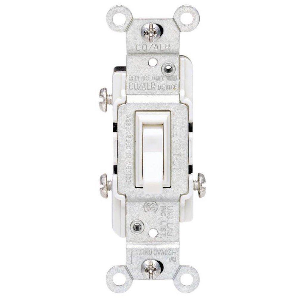 15 Amp 120 V 3-Way Switch in White