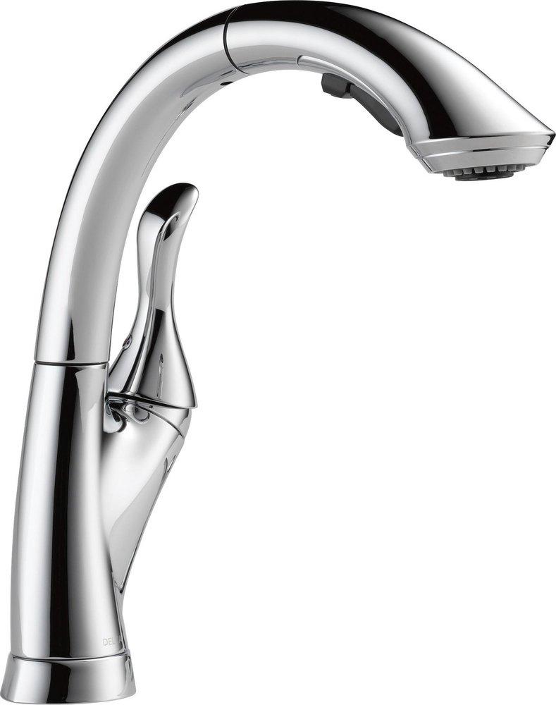 Delta Faucet Linden™ Single Handle Pull Out Kitchen Faucet in Chrome