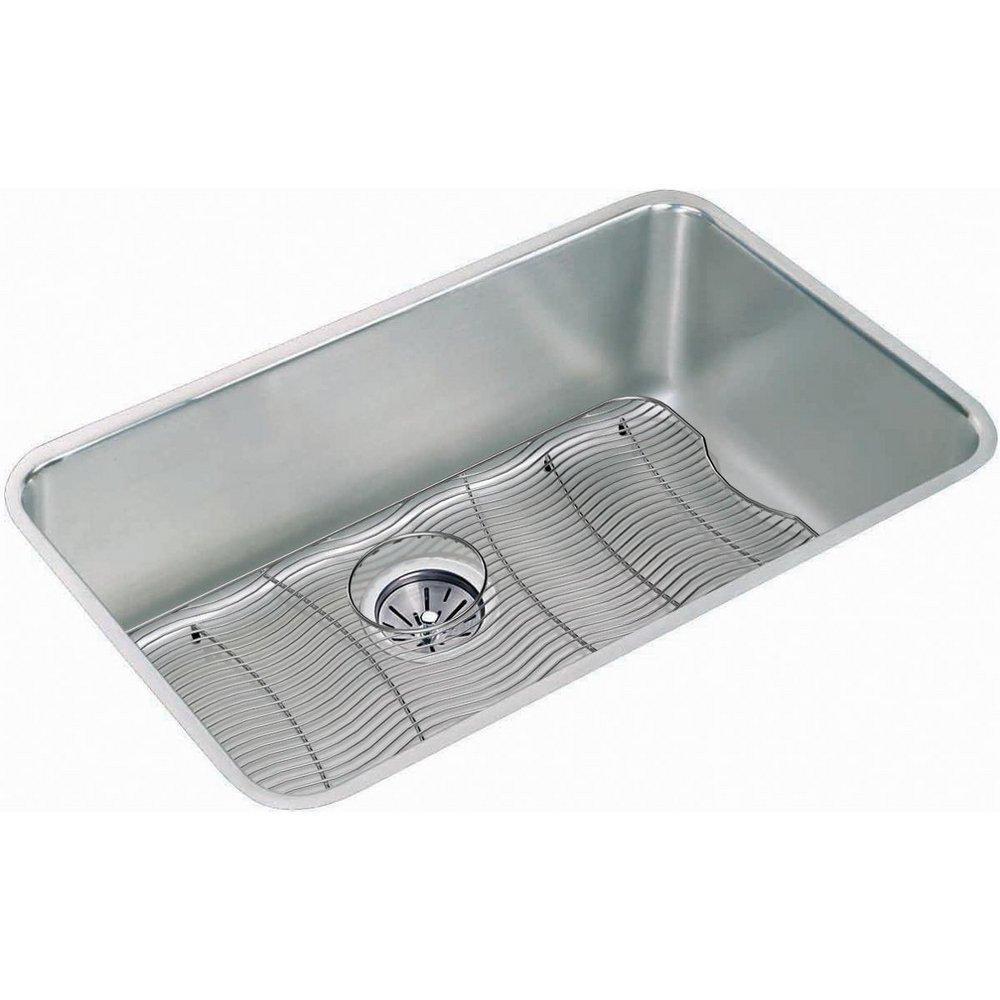 Elkay Lustertone® 30-1/2 in. Undermount Stainless Steel Single Bowl Kitchen Sink in Lustrous Satin