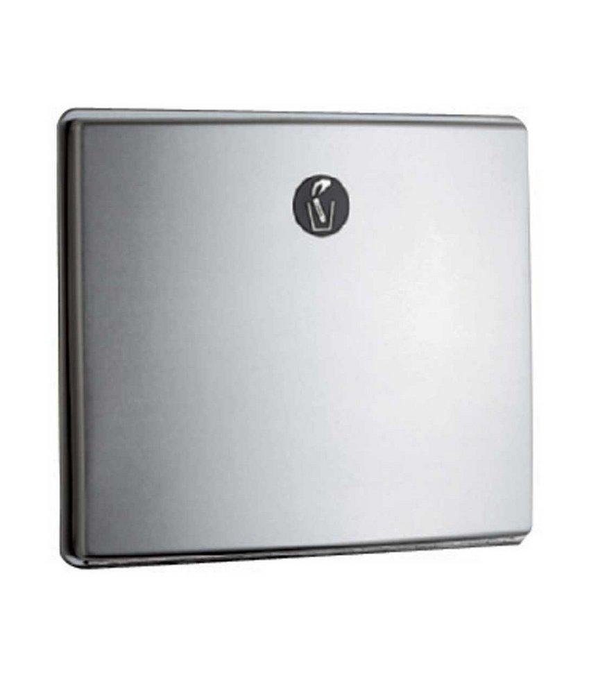 Bobrick Contura Series® Stainless Steel Wall Mount Sanitary Napkin Disposer in Satin