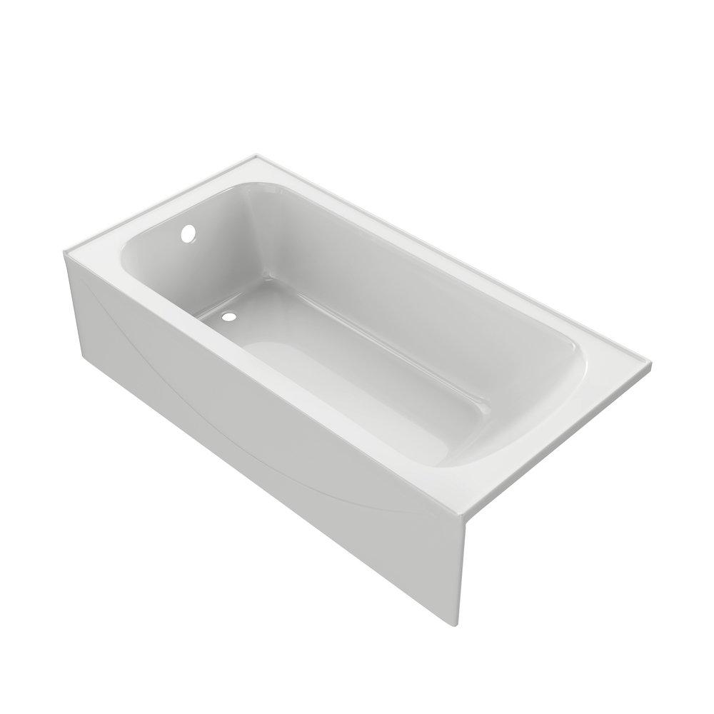PROFLO® Hillsboro 60 in. x 30 in. Soaker Alcove Bathtub with Left Drain in White