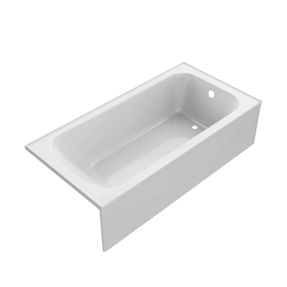 PROFLO® Hillsboro 60 in. x 30 in. Soaker Alcove Bathtub with Right Drain in White