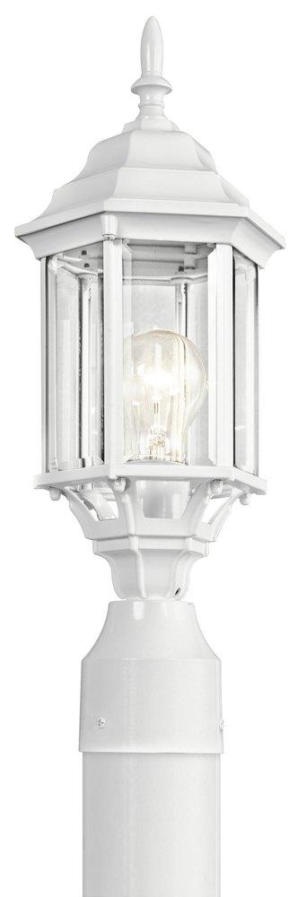 Kichler Lighting Chesapeake 100W 1-Light Outdoor Post Lamp in White