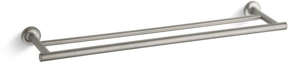 KOHLER Purist® 24 in. Towel Bar in Vibrant Brushed Nickel