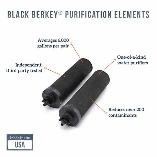 Berkey Black Water Filtration Elements