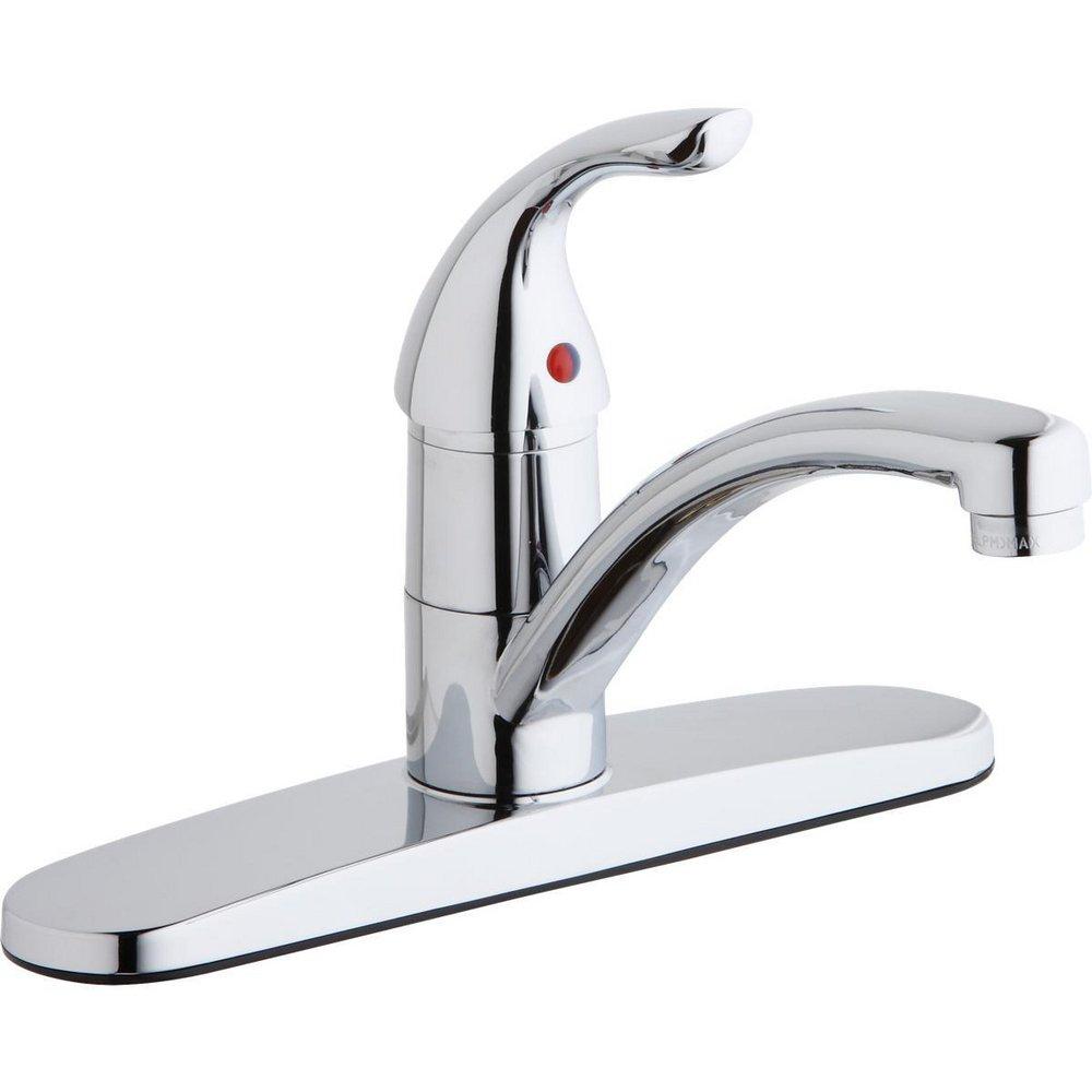 Elkay Everyday Single Handle Kitchen Faucet in Polished Chrome