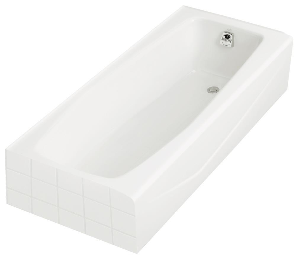 KOHLER Villager® 60 in. x 30 in. Soaker Alcove Bathtub with Right Drain in White