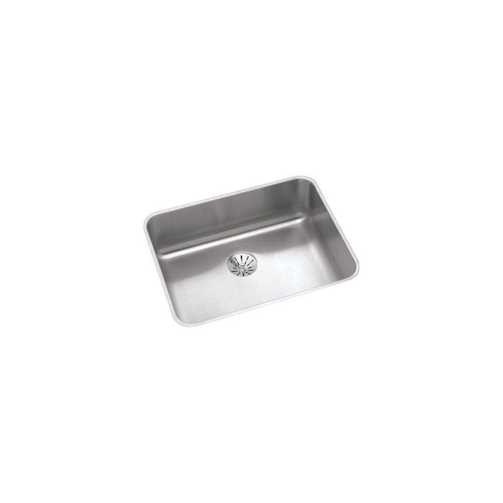 Elkay Lustertone® 23-1/2 in. Undermount Stainless Steel Single Bowl Kitchen Sink in Lustertone