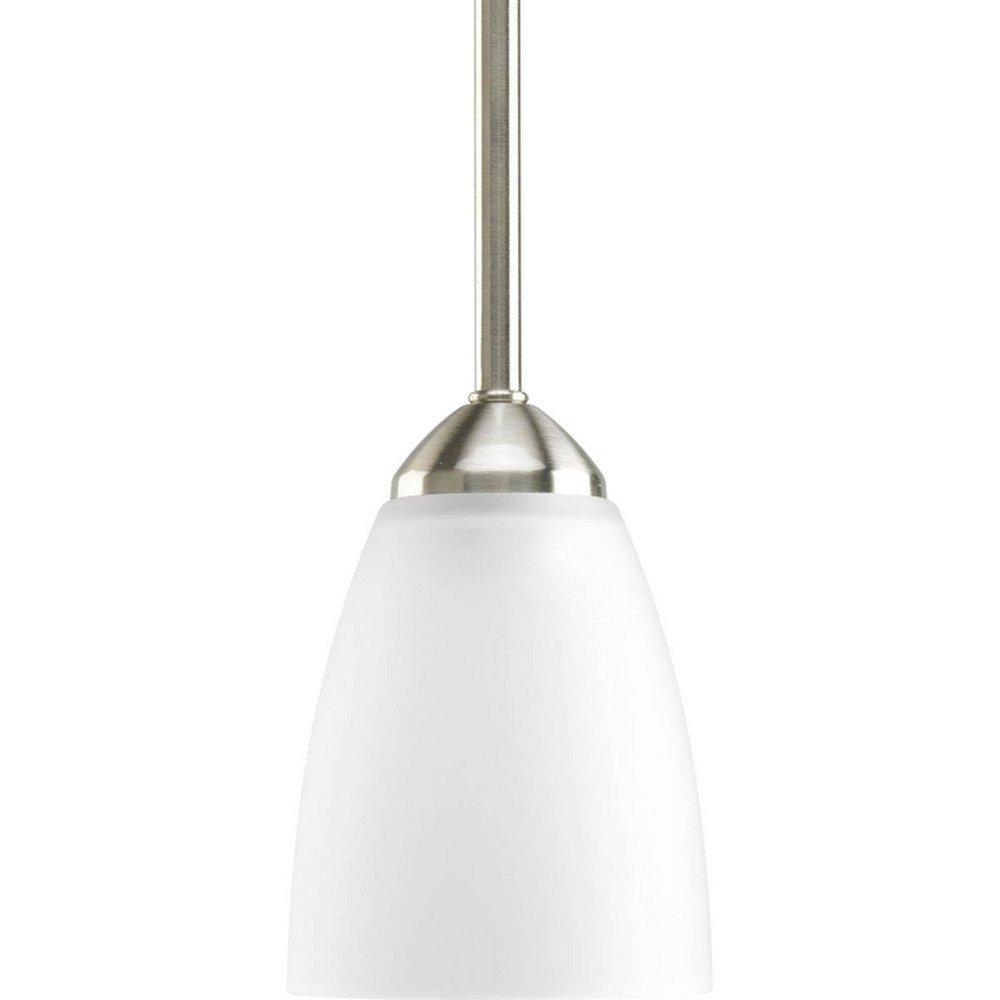 Progress Lighting Gather 100W 1-Light Medium E-26 Incandescent Pendant in Brushed Nickel