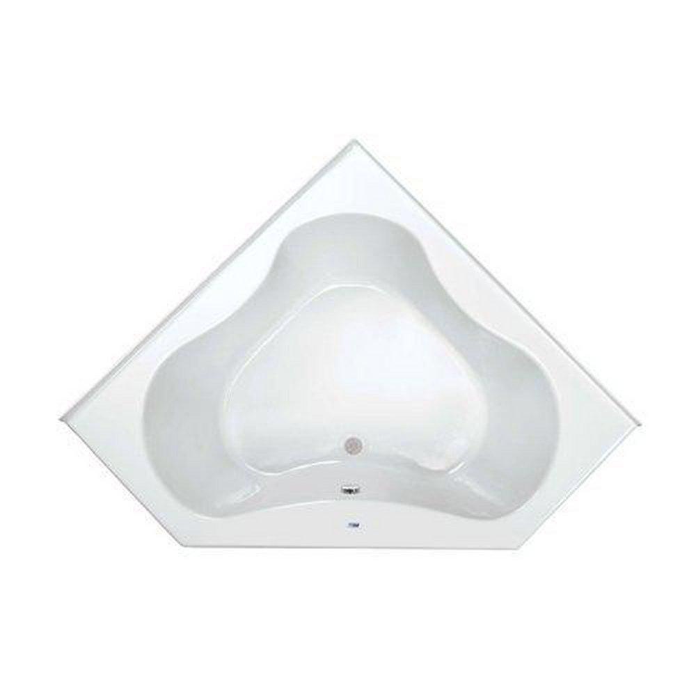 PROFLO® Plus A Series 60 x 60 in. Soaker Corner Bathtub with Front Center Drain in White