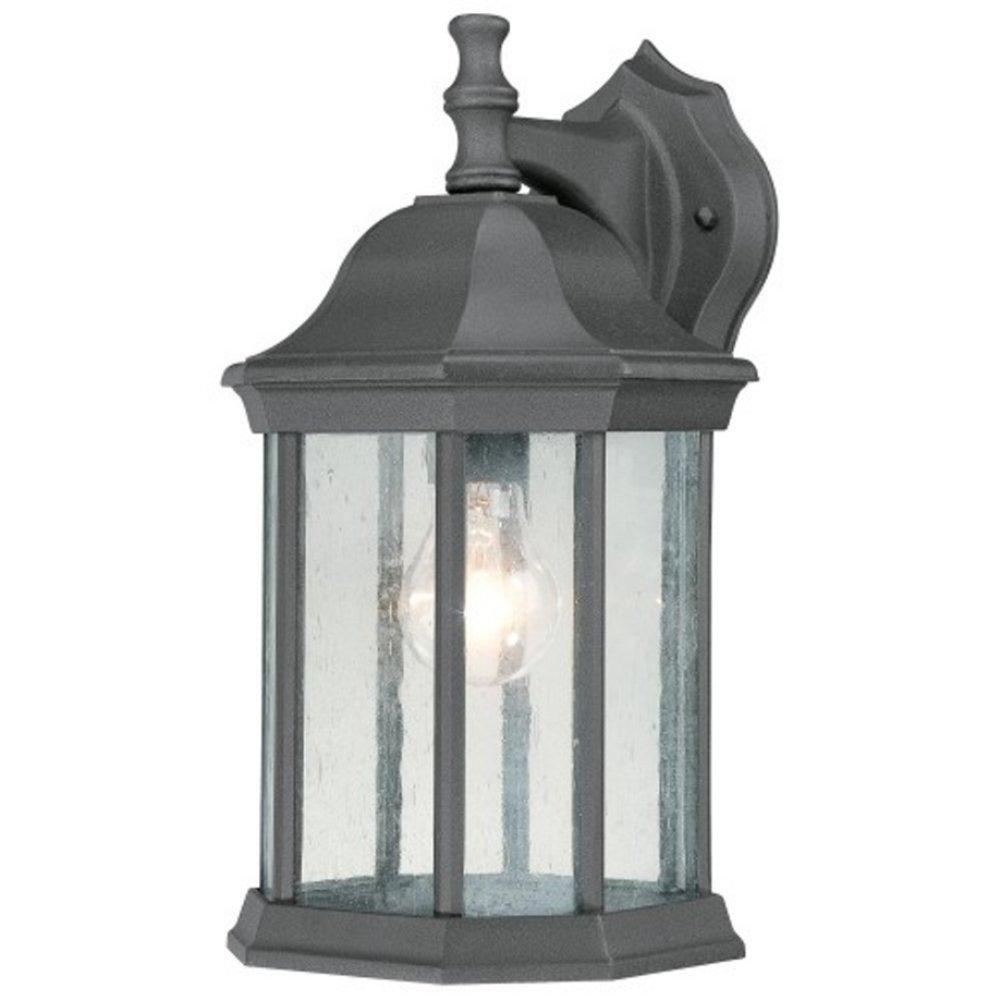 Elk Home Hawthorne 8 in. 100 W Medium Lantern in Black