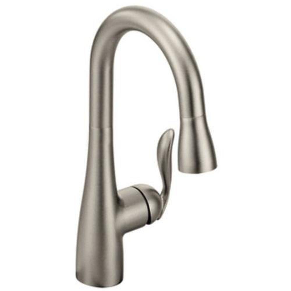 Moen Arbor™ Single Handle Bar Faucet in Spot Resist Stainless