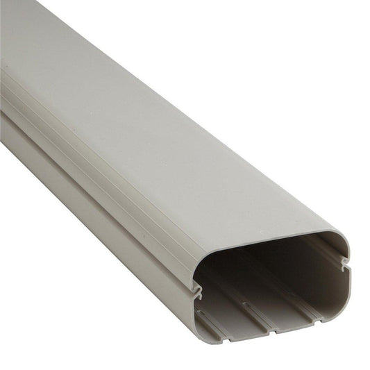 78 x 5-1/2 in. Line Set Cover System Plastic in Ivory