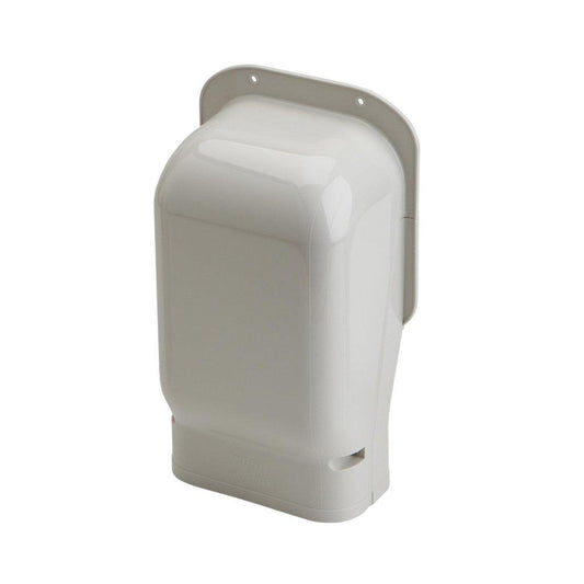 12 x 5-1/2 in. Line Set Cover System Plastic in Ivory