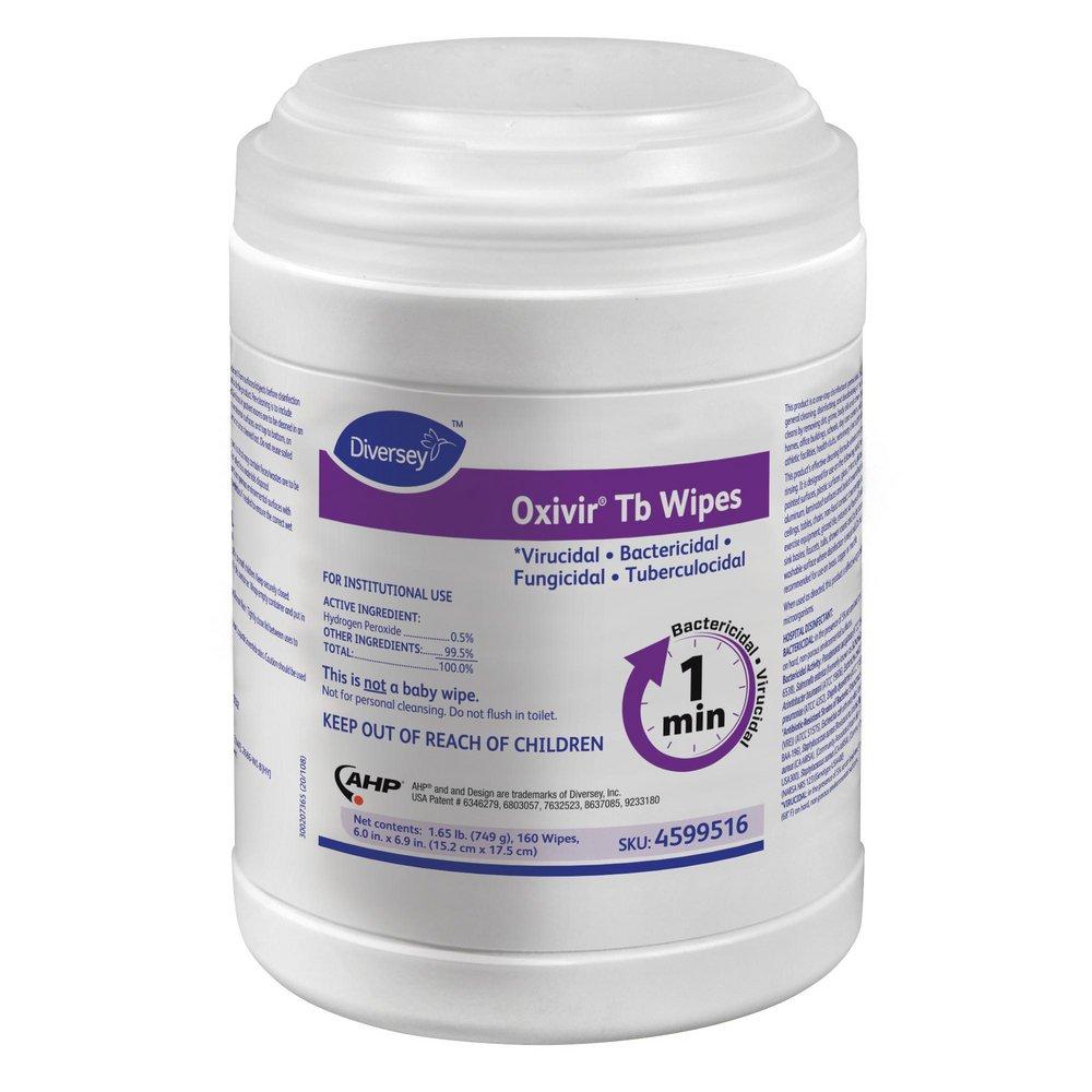 Diversey Oxivir® 160 ct. TB Disinfecting Wipes (Case of 12)