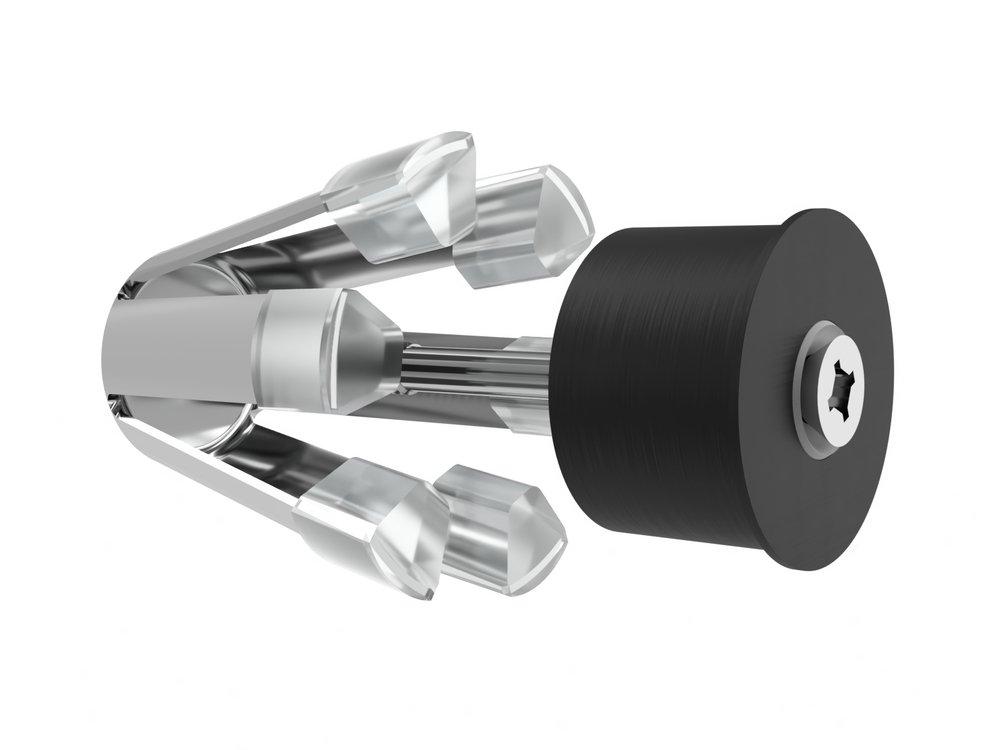 Wingits® Modern Elegance™ 2-3/4 in. Grab Bar in Stainless Steel