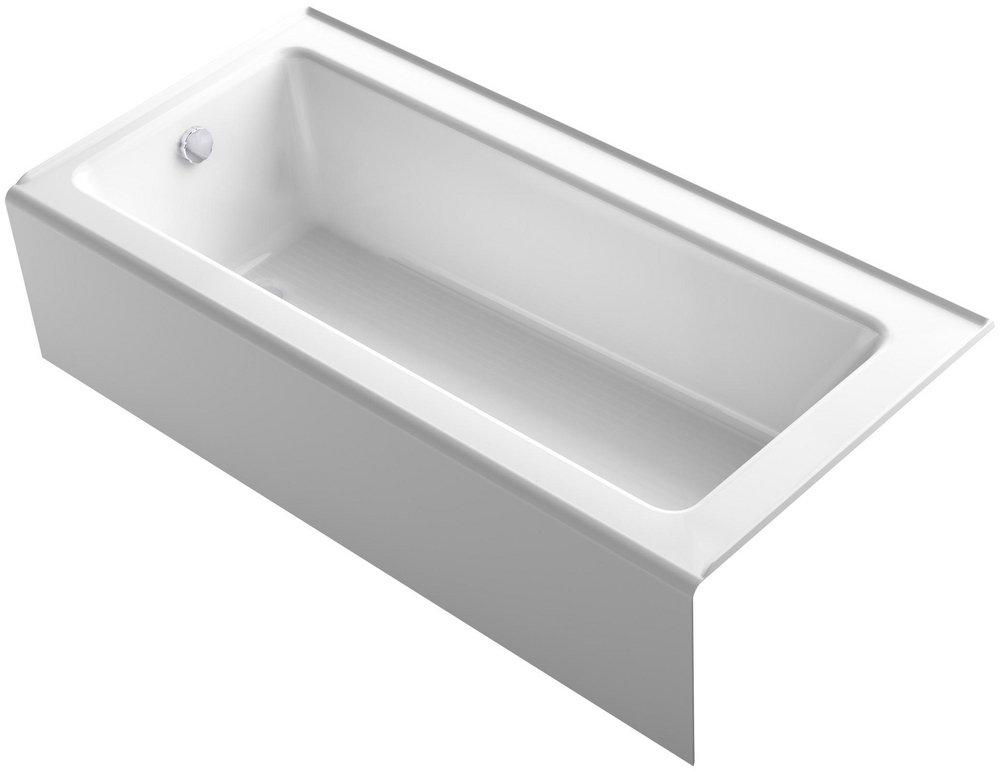 KOHLER Bellwether® 66 in. x 32 in. Soaker Alcove Bathtub with Left Drain in White