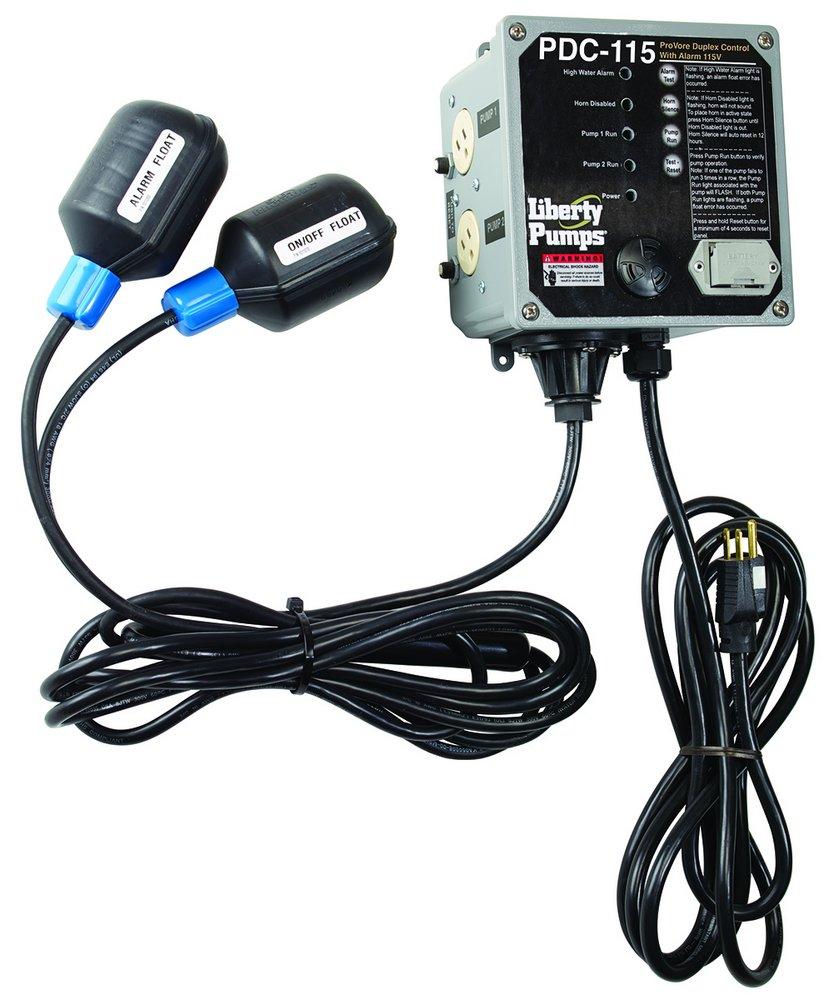 Liberty Pumps PDC Series 12A 115V Duplex Control System