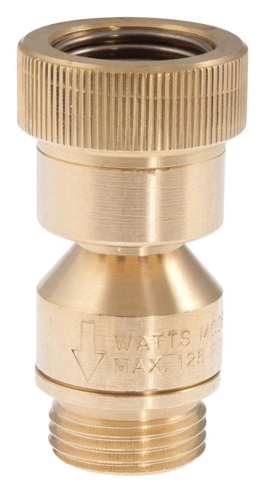 Watts Series LFN9-CD 3/4 in. Brass FPT x MPT Dual Check Valve with Atmospheric Vent