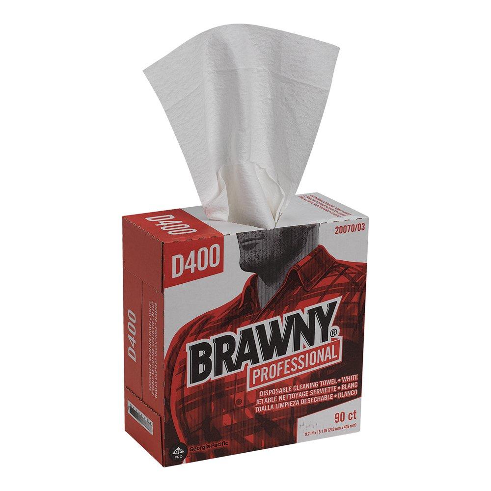 Georgia-Pacific Brawny Industrial® 16-3/10 in. All-Purpose Wipes in White (Case of 10)