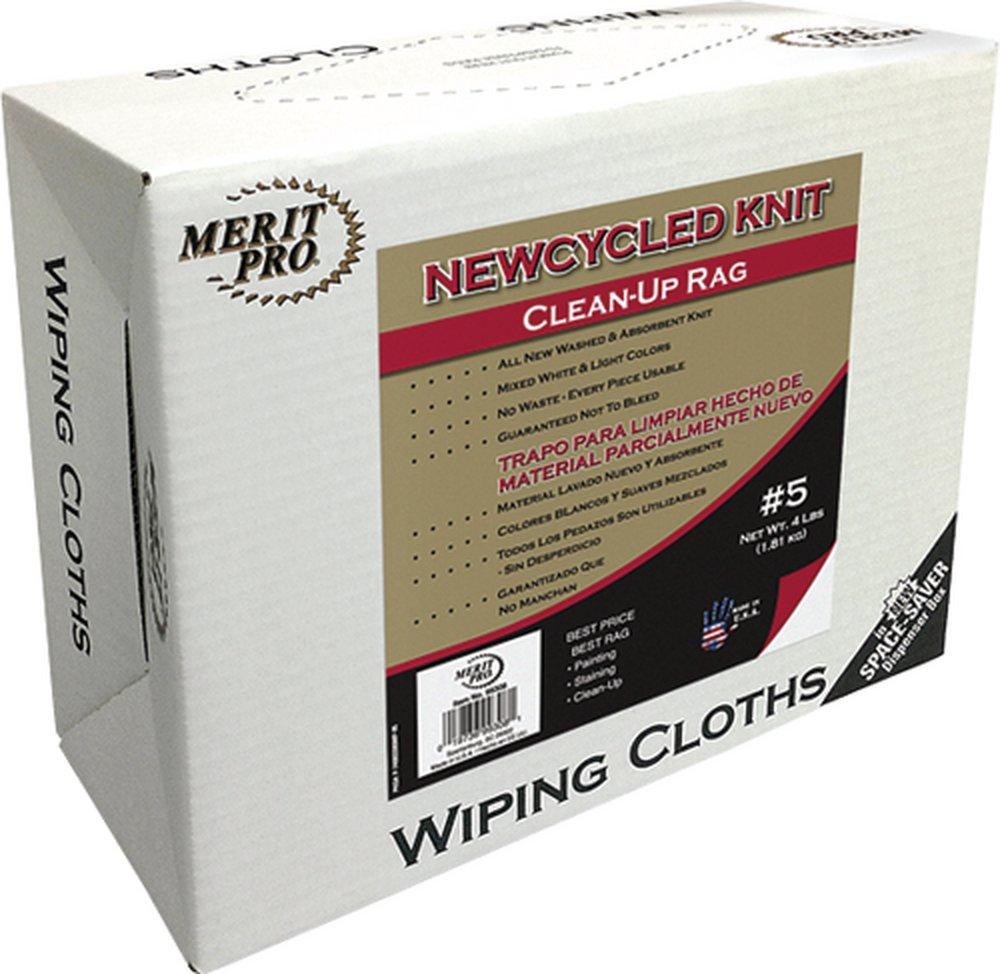 5 lb Box of Newcycled Knit Clean up Rags