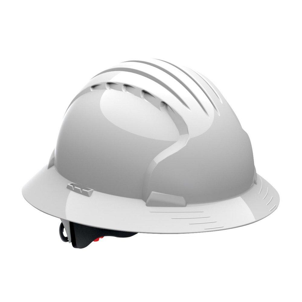 Full Brim Hard Hat in White