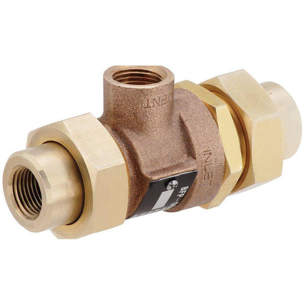 Matco-Norca BFP-90LF 3/4 in. Brass Union FIPS 175 psi Backflow Preventer