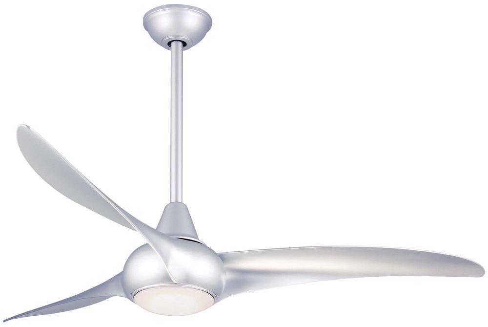Minka Aire Light Wave 52 in. 3-Blade Indoor Ceiling Fan in Silver