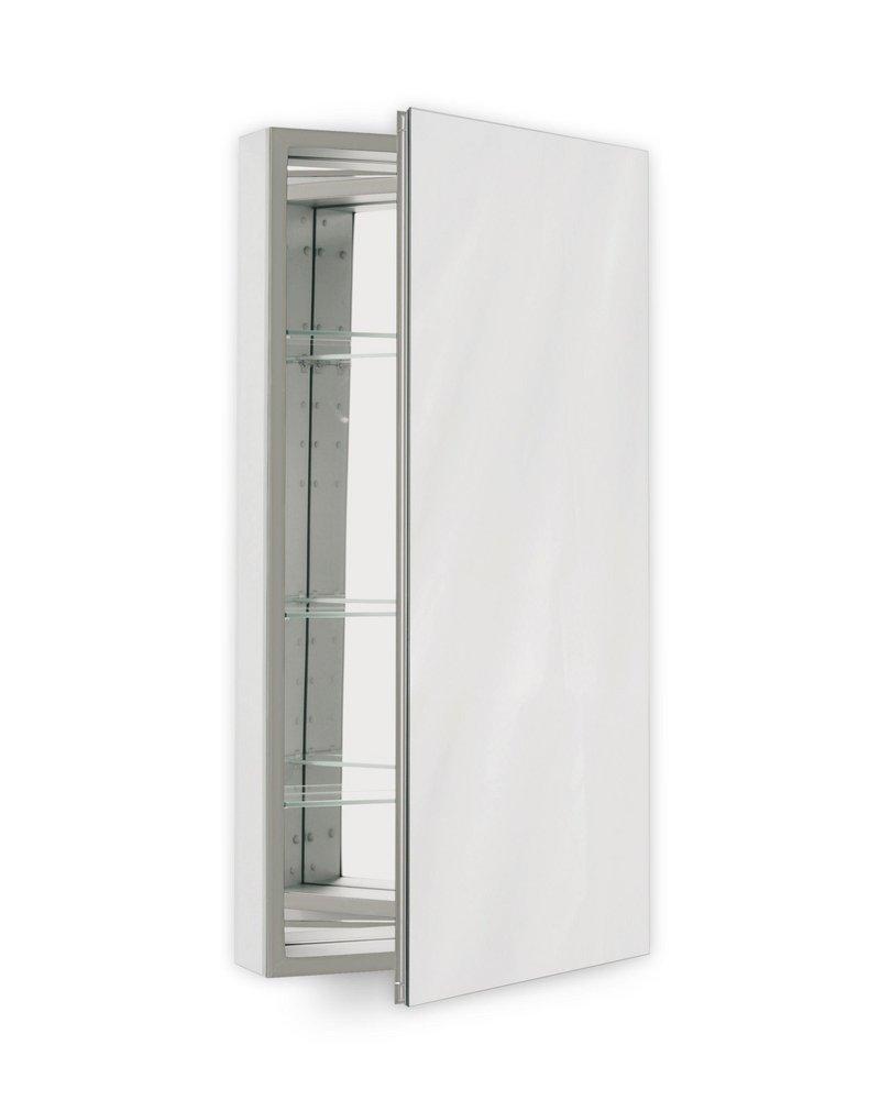 Robern PL Series 39-3/8 in. Surface Mount and Recessed Mount Medicine Cabinet in Classic Grey