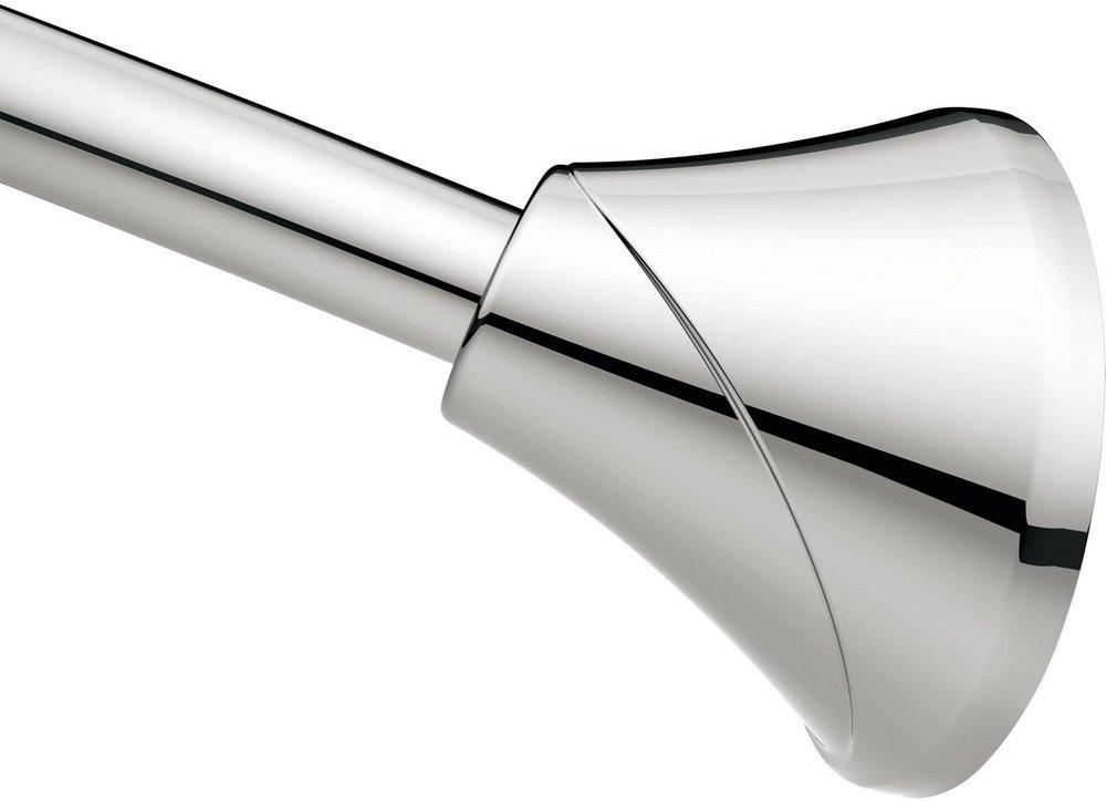 Moen Iso™ 60 in. Adjustable Tension Curved Shower Rod in Polished Chrome