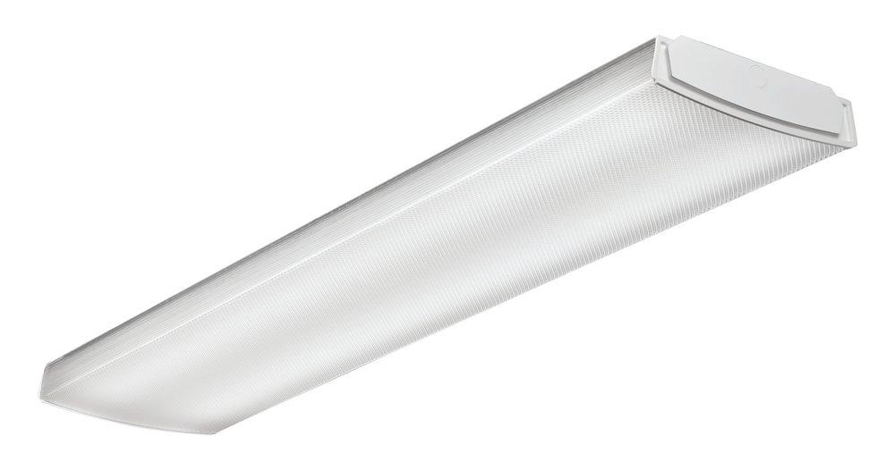 48 in. 4000K LED Wrap Fixture in White