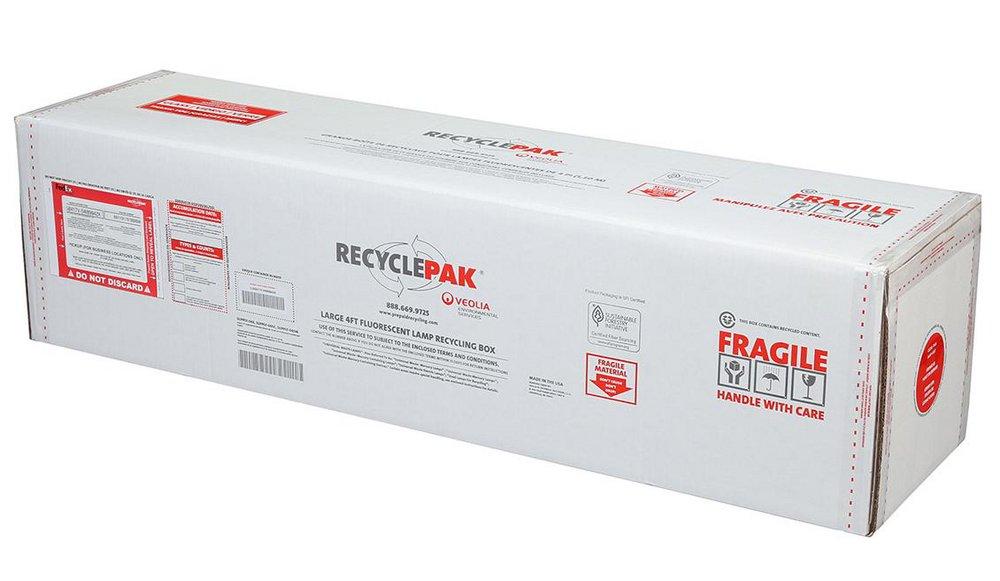 Veolia ES RecyclePak® 4 ft. Large Fluorescent Lamp Recycling Box
