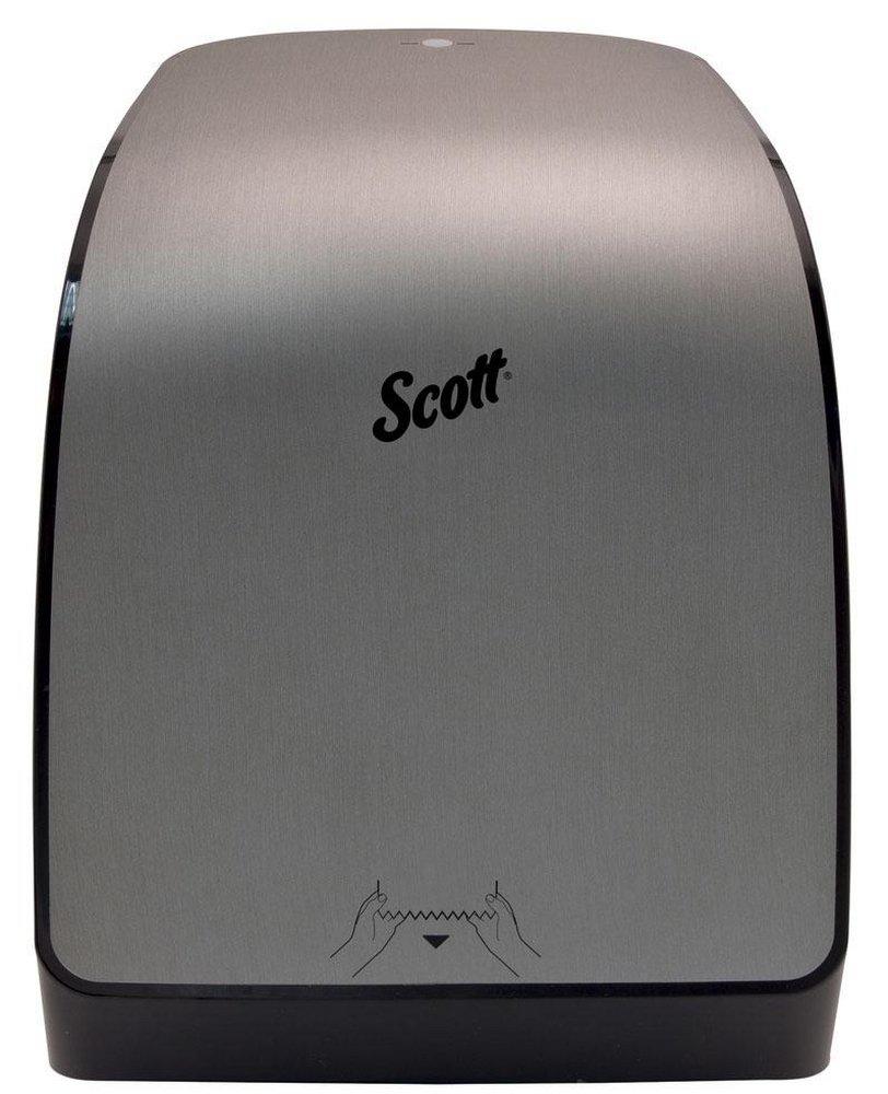 Manual Hard Roll Towel Dispenser in Black