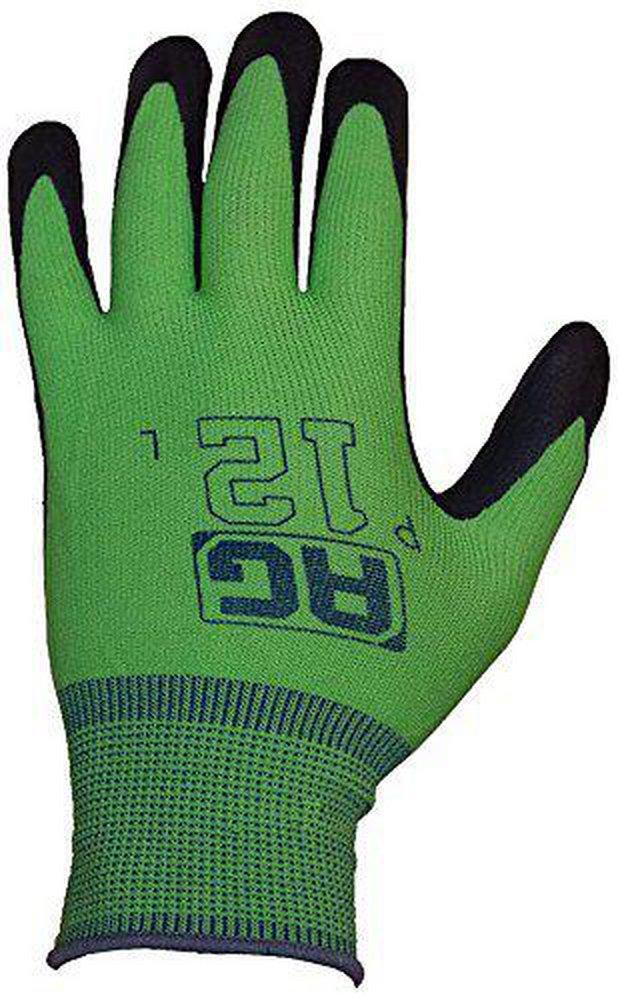 Advanced Gloves-KB Optics NiTex P-200 L Size Foam Coated Glove in Green