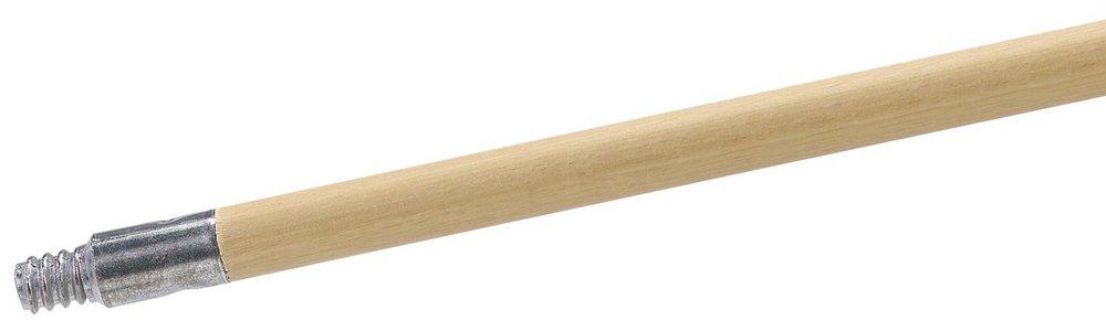 Carlisle Flo-Pac® 60 x 15/16 in. Wood Broom Handle with Metal Tip in Brown