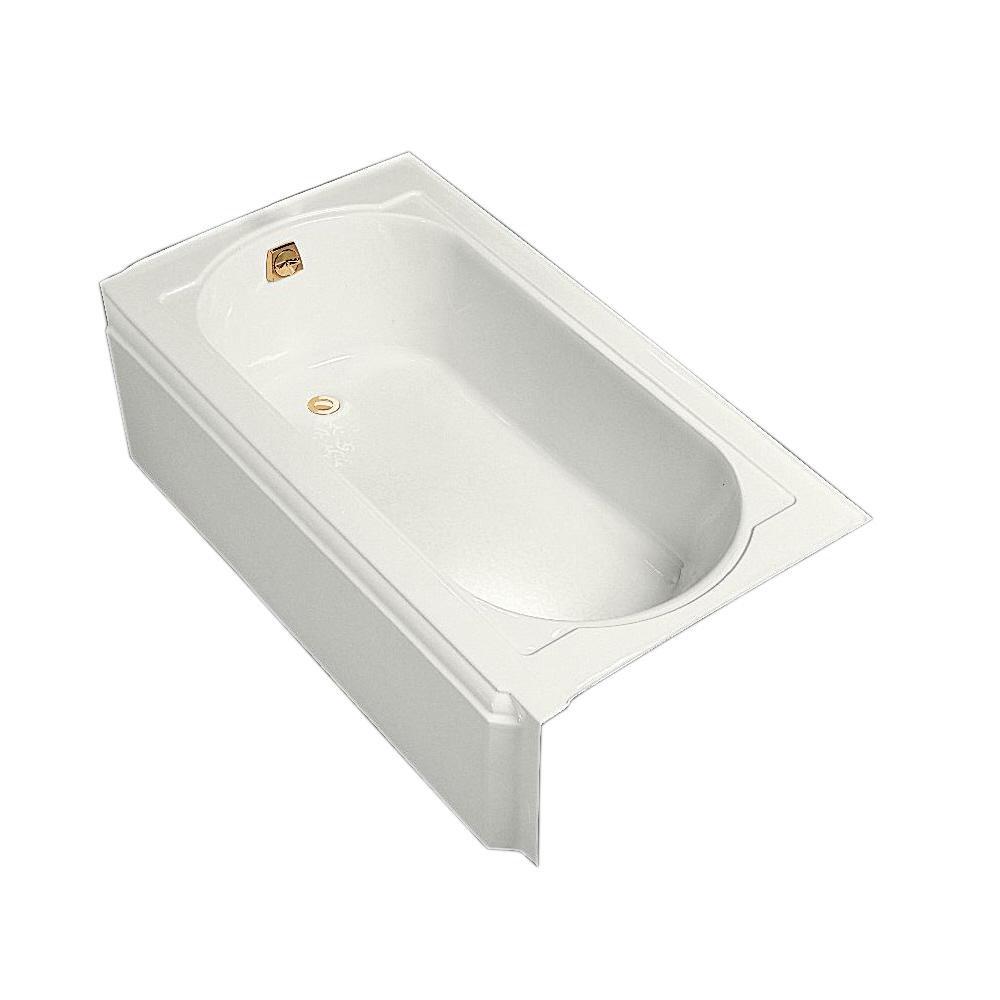KOHLER Memoirs® 60 in. x 32 in. Soaker Alcove Bathtub with Left Drain in White