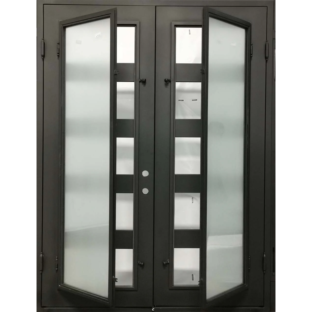 6/0x8/0 5 Lite Wrought Iron Exterior Door