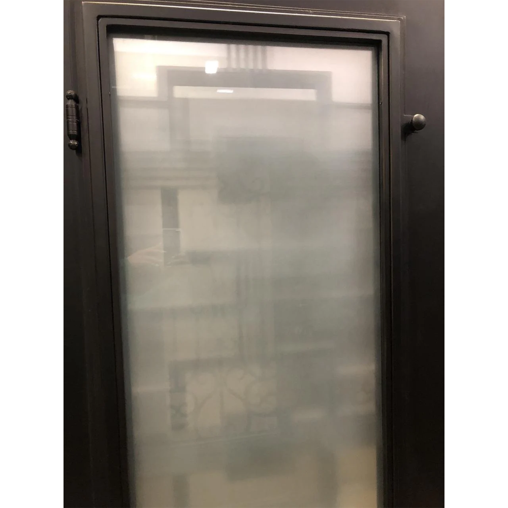 Malibu 3/0x6/8 Exterior Wrought Iron Prehung Single Door