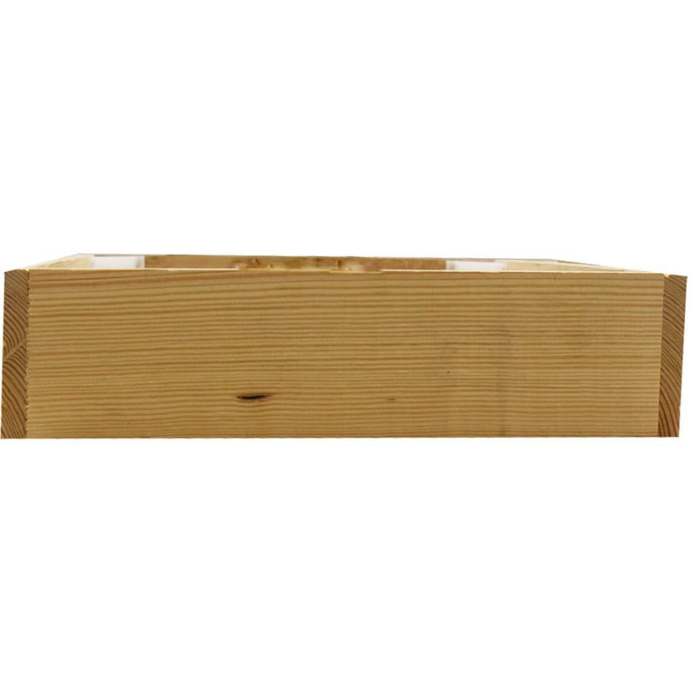 30 in Knee Drawer in Unfinished Poplar for Vanity Cabinet | Shaker Style