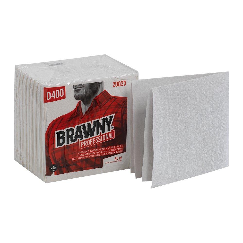 Georgia-Pacific Brawny Industrial® 12-1/2 in. All-Purpose Wipes in White (Case of 18)